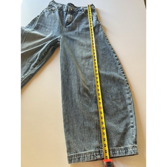 FEAR BARWELLS barrel retro hipster streetwear blue jeans 30x28 baggy loungewear - Picture 10 of 12